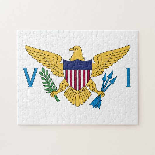 Vlag Amerikaanse Maagdeneilanden Legpuzzel (Horizontaal)