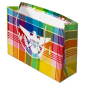 Vlag Amerikaanse Maagdeneilanden, Madras Groot Cadeauzakje (Achterkant Gekanteld)