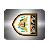 Vlag Amerikaanse Maagdeneilanden Magneet (Horizontaal)