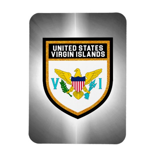 Vlag Amerikaanse Maagdeneilanden Magneet (Verticaal)