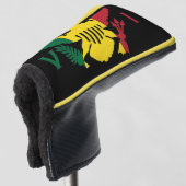 Vlag Amerikaanse Maagdeneilanden, Rasta Golfheadcover (3/4 voorkant)