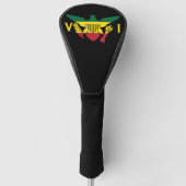 Vlag Amerikaanse Maagdeneilanden, Rasta Golfheadcover (Voorkant)