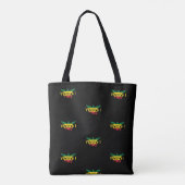 Vlag Amerikaanse Maagdeneilanden, Rasta, Groen Gee Tote Bag (Achterkant)