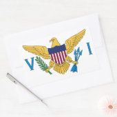 Vlag Amerikaanse Maagdeneilanden Rechthoekige Sticker (Envelop)