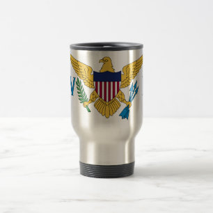 Vlag Amerikaanse Maagdeneilanden Reisbeker