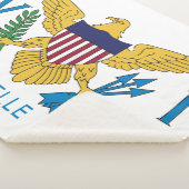 Vlag Amerikaanse Maagdeneilanden Sherpa Deken (3/4)