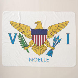 Vlag Amerikaanse Maagdeneilanden Sherpa Deken
