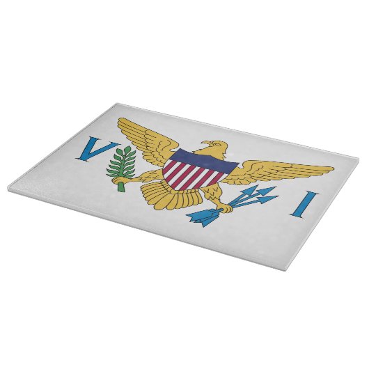 Vlag Amerikaanse Maagdeneilanden Snijplank (Hoek)