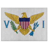 Vlag Amerikaanse Maagdeneilanden Snijplank (Voorkant)