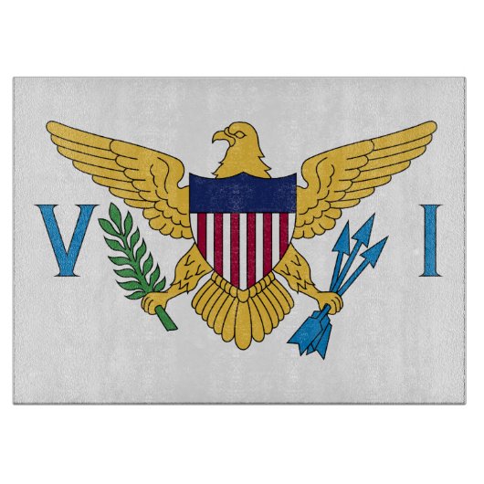 Vlag Amerikaanse Maagdeneilanden Snijplank (Voorkant)