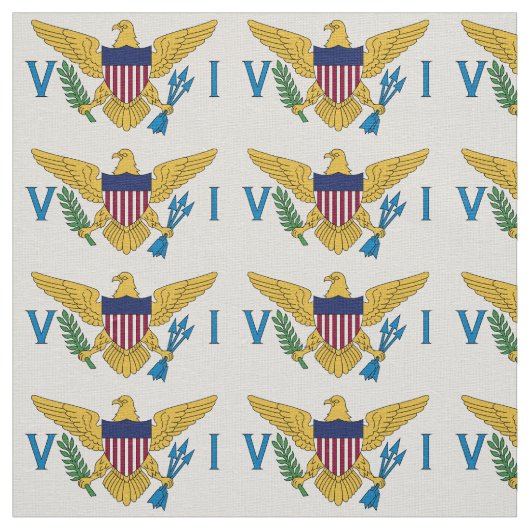Vlag Amerikaanse Maagdeneilanden Stof (Swatch)