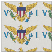 Vlag Amerikaanse Maagdeneilanden Stof (Close Up)
