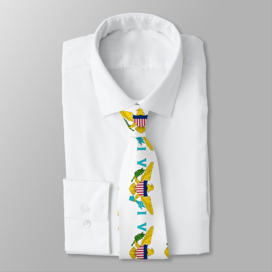 Vlag Amerikaanse Maagdeneilanden Stropdas (Gebonden)