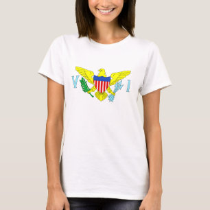 Vlag Amerikaanse Maagdeneilanden T-shirt