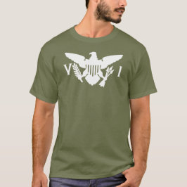 Vlag Amerikaanse Maagdeneilanden T-shirt
