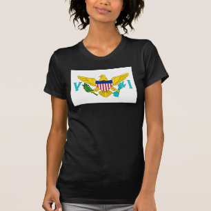 Vlag Amerikaanse Maagdeneilanden T-shirt