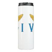 Vlag Amerikaanse Maagdeneilanden Thermosbeker (Achterkant)