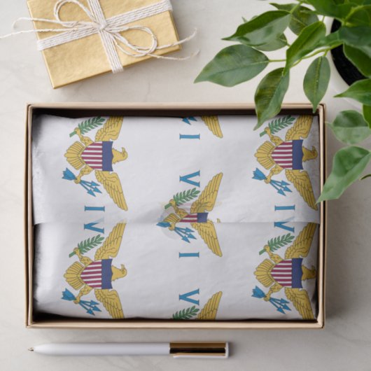 Vlag Amerikaanse Maagdeneilanden Tissuepapier (Geschenk)