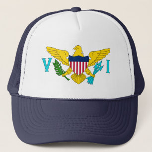 vlag Amerikaanse Maagdeneilanden Trucker Pet