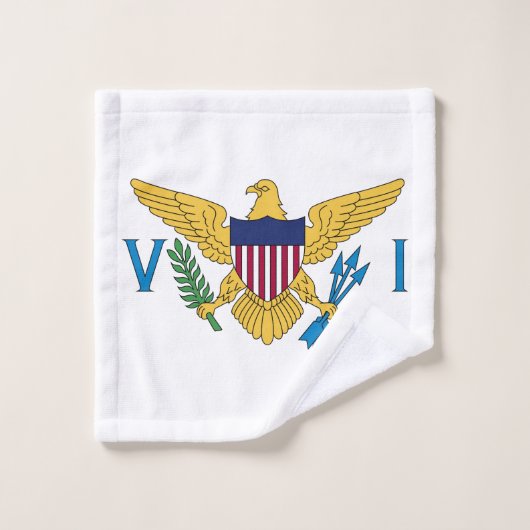 Vlag Amerikaanse Maagdeneilanden Washandje (Wasdoekje)