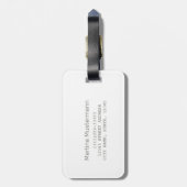  vlag Amerikaanse Pitbull Terrier Bully Dog Bagagelabel (Achterkant verticaal)