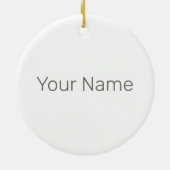  vlag Amerikaanse Pitbull Terrier Bully Dog Keramisch Ornament (Achterkant)