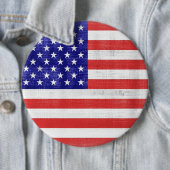 vlag Amerikaanse Square Button (In situ)
