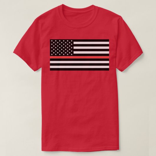 Vlag Amerikaanse vlag T-shirt (Design voorkant)