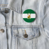 Vlag Andalusië (Spanje) Ronde Button 5,7 Cm (In situ)