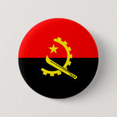 vlag angola ronde button 5,7 cm (Voorkant)