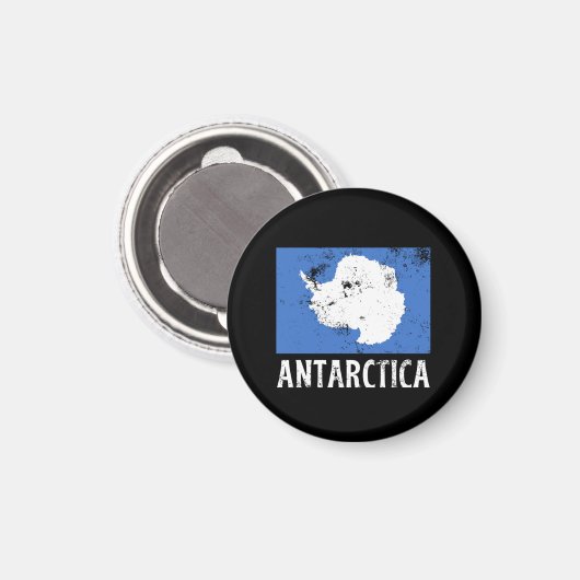 vlag Antarctica Magneet (Voorkant / Achterkant)