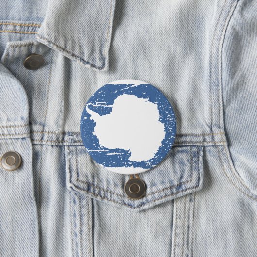  vlag Antarctica Ronde Button 7,6 Cm (In situ)