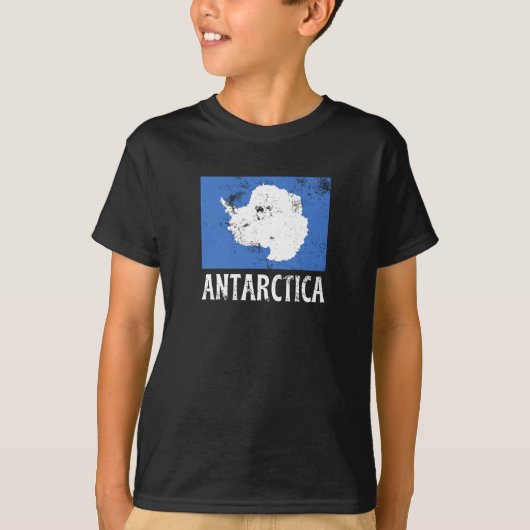  vlag Antarctica T-shirt (Voorkant)