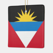 Vlag Antigua en Barbuda Keramisch Ornament (Links)