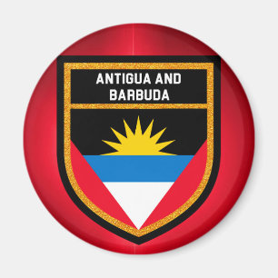 Vlag Antigua en Barbuda Magneet
