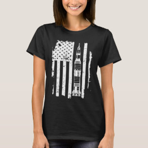 vlag Apollo 11 Saturn/Rocket Space Astro T-shirt