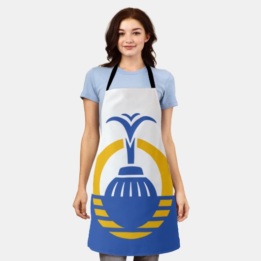 vlag Apron van Orlando City Schort (Gedragen)