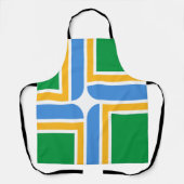 vlag Apron van Portland City Schort (Voorkant)