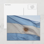 vlag argentinië briefkaart (Voorkant / Achterkant)