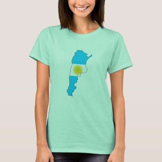 vlag Argentinië T-shirt (Voorkant)