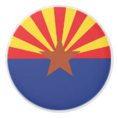 Vlag ARIZONA Keramische Knop (Voorkant)