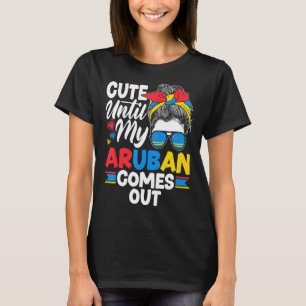 Vlag Aruba Aruban Aruba tot mijn Aruban komt T-shirt
