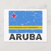  vlag Aruba Briefkaart (Voorkant)
