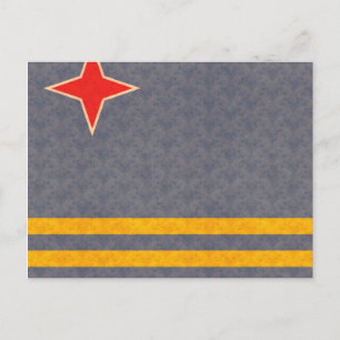  vlag Aruban Briefkaart