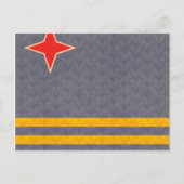  vlag Aruban Briefkaart (Voorkant)