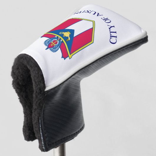 vlag Austin Golfheadcover (3/4 voorkant)