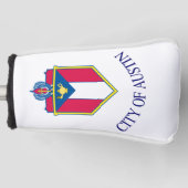 vlag Austin Golfheadcover (Voorkant)