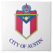 vlag Austin Tegeltje (Voorkant)