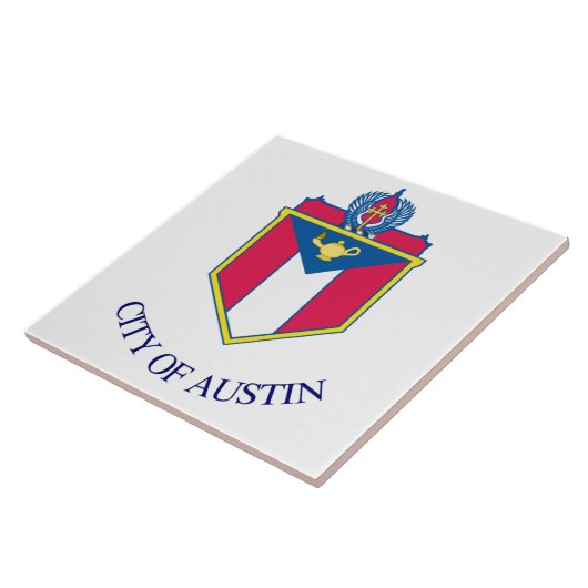 vlag Austin Tegeltje (Zijkant)