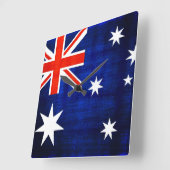 vlag Australië 2 Vierkante Klok (Hoek)
